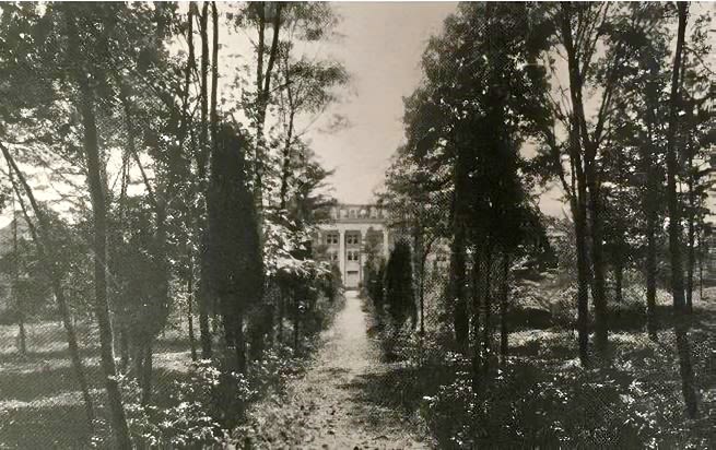 The path to Arlington Hall Junior College and cottages, c. 1930