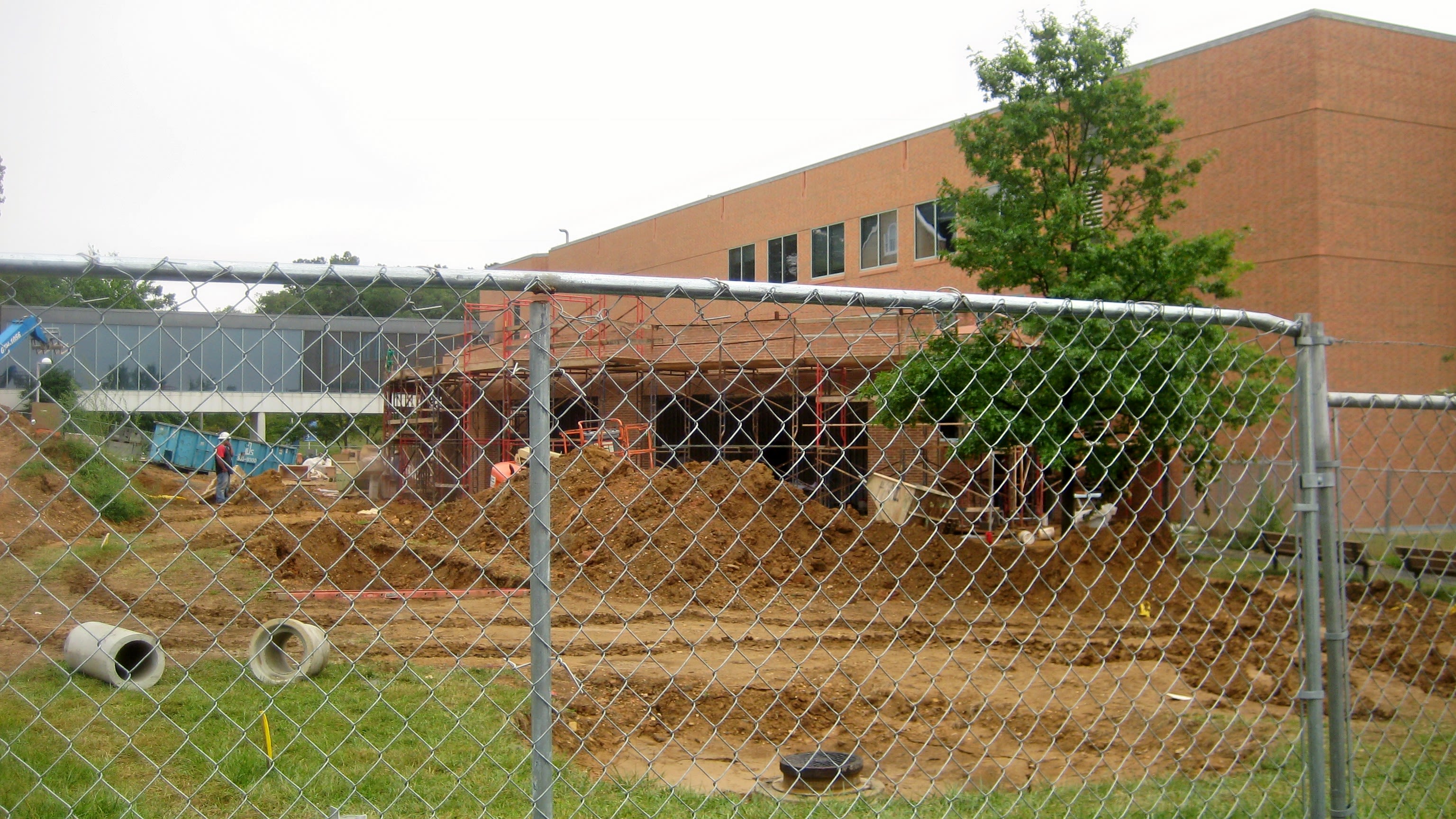 Construction of the Cafeteria Annex