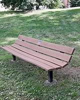 Bench dedicated to Mary Elizabeth Stuessy