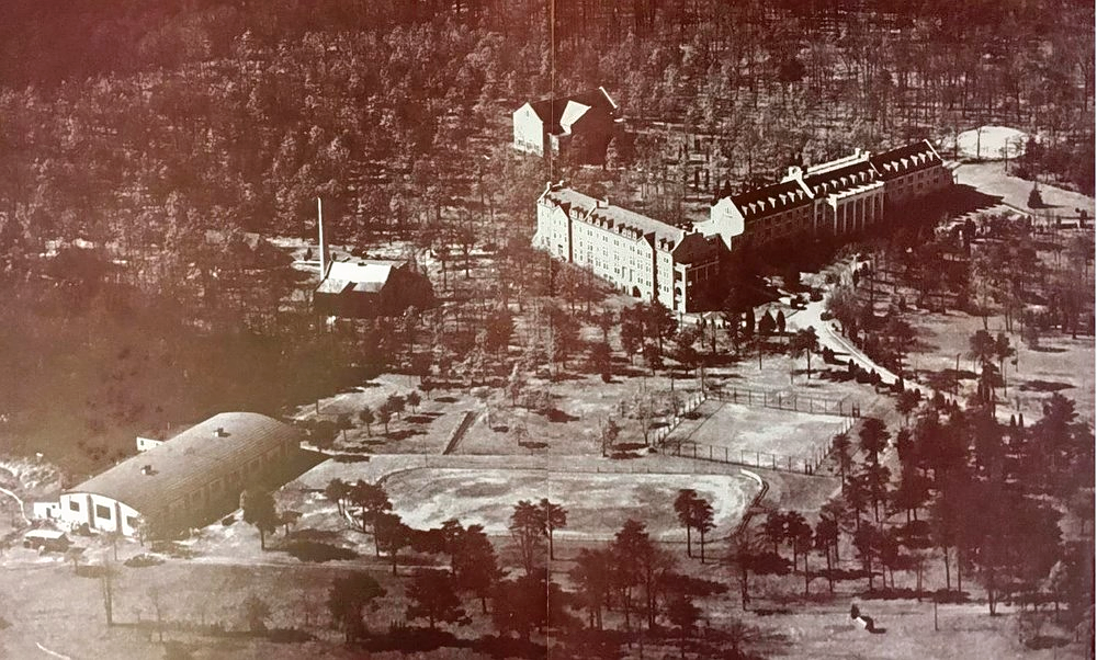 Sepia image of NFATC grounds prior to 1942