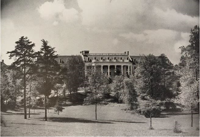 Main Building looking south from the field
